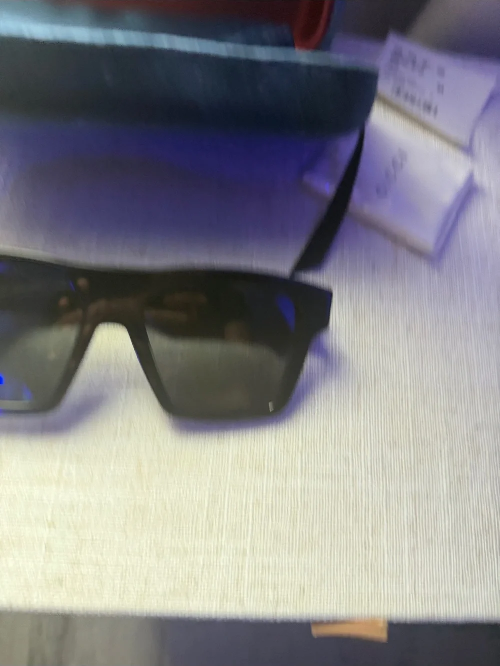 Gucci Black Sunglasses with Velvet-Lined Case 663749 J0740